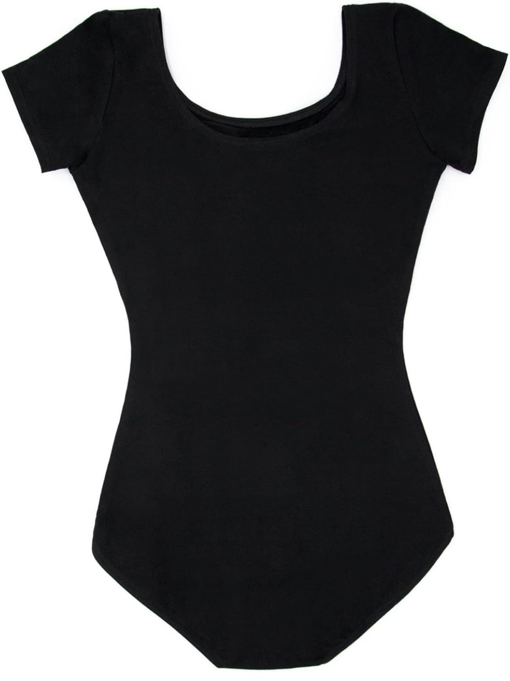 NWT Capezio Classic Short Sleeve Leotard - black (small)